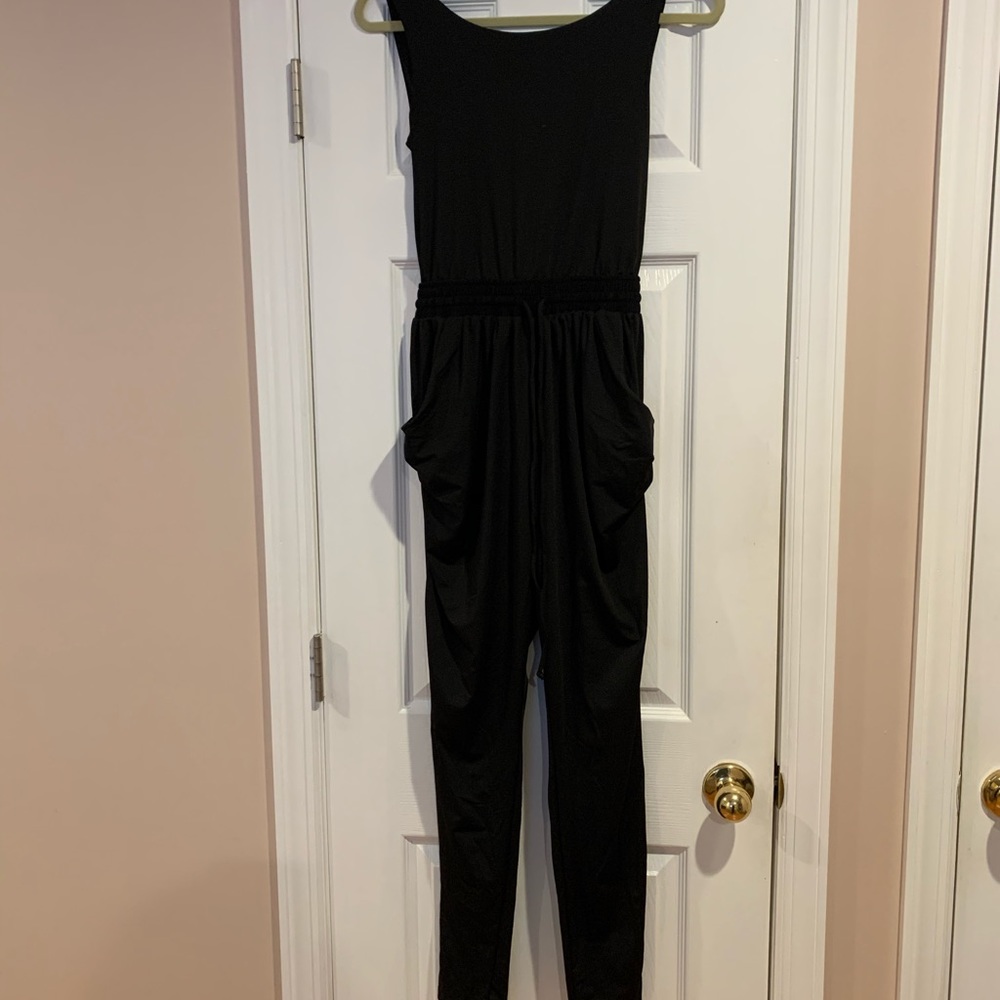 Black jumpsuit